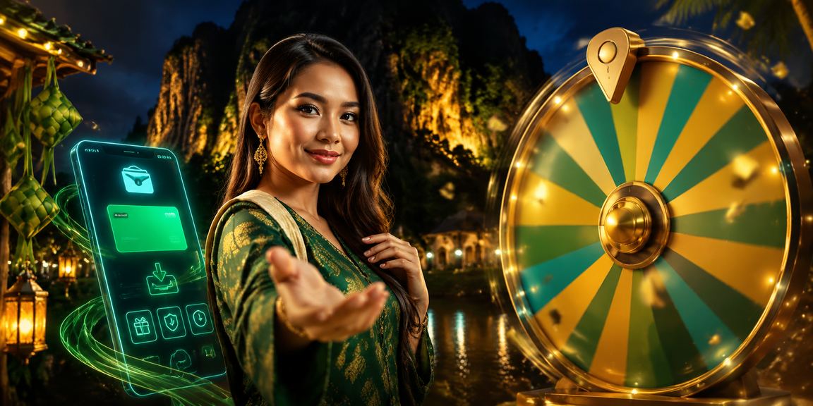 Suasana permainan kasino meja langsung sempena Hari Raya di Ipoh Malaysia